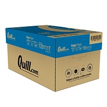 Quill Brand® 11 x 17 Copy Paper, 20 lbs., 92 Brightness, 500 Sheets/Ream, 5 Reams/Carton (7201117C