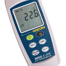 REED C-370 RTD Thermometer, -148 to 572degF (-100 to 300degC), Waterproof (IP67) (C0370)