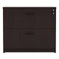 Alera™ Mahogany 2 Drawer Lateral File