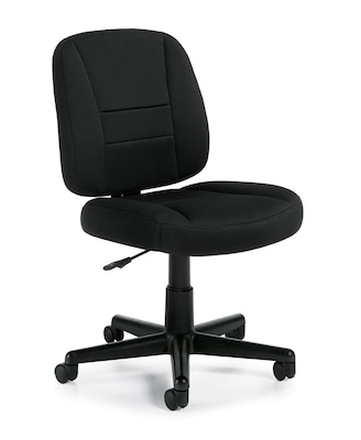 Offices To Go™ Armless Air Mesh Task Chair, Black (OTG11343B)