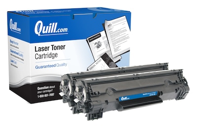 Quill Brand® Remanufactured Black Standard Yield Toner Cartridge Replacement for HP 83A (CF283AD), 2