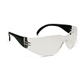 Bouton Z12 Glasses, Clear Anti-Scratch Lens, Black Temples, Relaxed Bridge, Flexible Temples, Anti-F