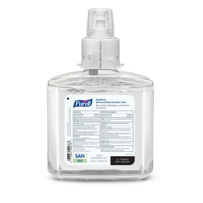 PURELL® Healthcare Advanced Foaming Hand Sanitizer Refill for ES4 Dispenser, 1200 mL, 2/CT (5053-02)