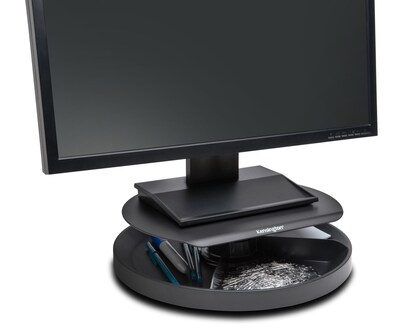 Kensington SmartFit Spin2 Adjustable Monitor Stand, Black (52787)