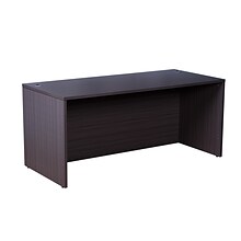 Boss Office Products Laminate Collection in Driftwood Finish, 60W x 30D Desk Shell