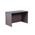 Boss Office Products Laminate Collection in Driftwood Finish, 48 x 24 Desk Shell