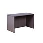 Boss Office Products Laminate Collection in Driftwood Finish, 48" x 24" Desk Shell