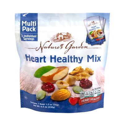 Natures Garden Healthy Heart Mix, 1.2 oz., 7 Count, 6 Pack (7027)
