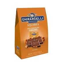 Ghirardelli Squares Caramel Milk Chocolate Candy Bar, 15.9 oz. (300-01035)