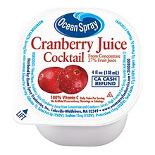 Ocean Spray Cranberry Juice Cocktail, 4 oz., 48/Case (700)