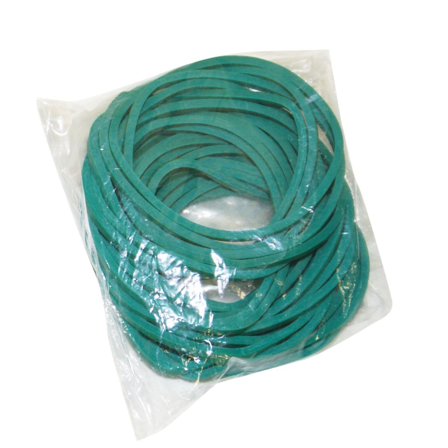 Green Rubber Bands, Latex-Free, 25 Each