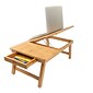 Mind Reader Eco-Friendly Bamboo Laptop Bed Tray, Brown (BEDTRAYBM-BRN)