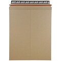 JAM Paper® Photo Mailer Stiff Envelopes with Self Adhesive Closure, 11 x 13.5, Brown Kraft Recycled, Sold Individually (8866644)