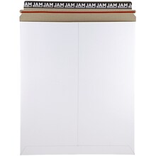 JAM Paper® Photo Mailer Stiff Envelopes with Self Adhesive Closure, 12.75 x 15, White, Sold Individu
