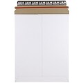 Jam Paper Stay-Flat Photo Mailer, 9.75 x 12.25, White, 6/Pack (5PSWB)