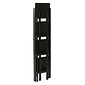 Winsome Solid/Composite Wood 4-Tier Folding Shelf, Black