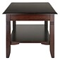 Winsome Nolan 18.03" x 37" x 21.02" Composite Wood Coffee Table, Cappuccino