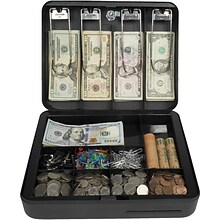 Royal Sovereign Deluxe Cash Box, Black (RSCB-300)
