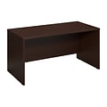 Bush Business Furniture Westfield Elite 60W x 30D Desk Shell, Mocha Cherry, Installed (WC12931FA)