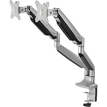SIIG Adjustable Monitor Mount, Up to 32, Silver (CE-MT2E12-S1)