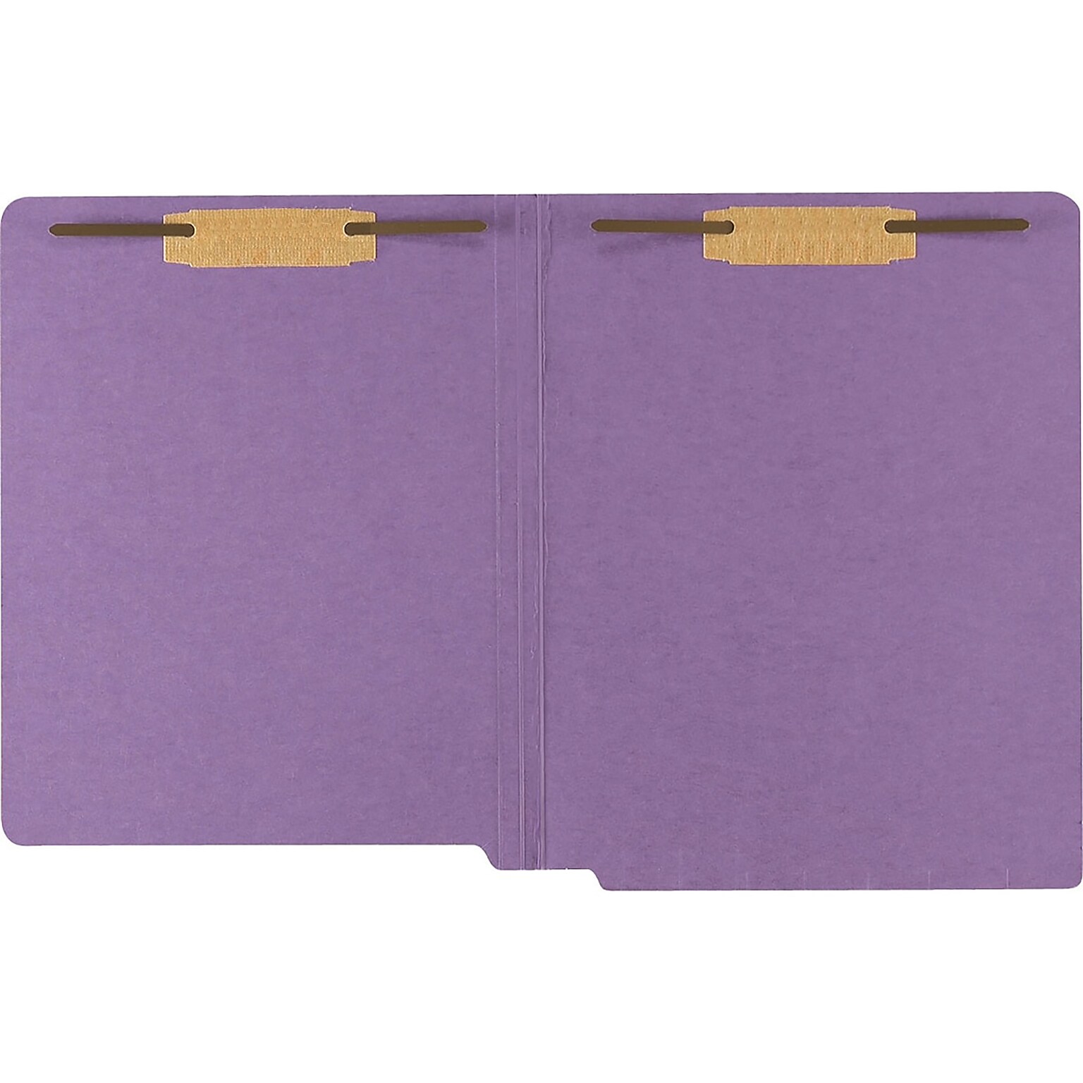Medical Arts Press® Heavy-Duty Colored End-Tab Folders; 20 pt., 2 Fasteners, Straight Cut, Letter Size, 40/Box (50666)