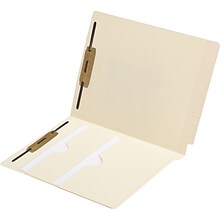 Medical Arts Press® End-Tab Folders with Twin Pockets; 11 Point, Fasteners, 50/Box