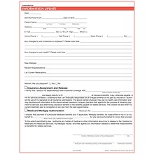 Medical Arts Press® Dental Chart Forms For Adult Patients; Information Update