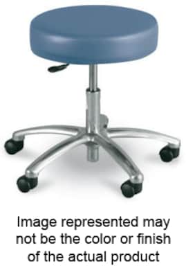Brandt Airbuoy Exam Room Stool without Backrest, 16-3/4 - 21-3/4, Slate Blue
