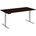 Bush Business Furniture Move 80 Series 60W x 30D Height Adjustable Standing Desk, Mocha Cherry, Installed (HAT6030MRKFA)