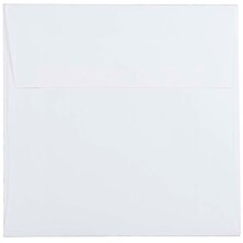 JAM Paper 5.5 x 5.5 Square Invitation Envelopes, White, 50/Pack (28415I)