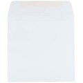 JAM Paper 6.5 x 6.5 Square Invitation Envelopes, White, 50/Pack (28417I)
