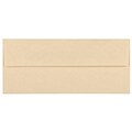 JAM Paper® #10 Parchment Business Envelopes, 4.125 x 9.5, Brown Recycled, Bulk 1000/Carton (V01722B)