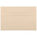 JAM Paper® A8 Parchment Invitation Envelopes, 5.5 x 8.125, Brown Recycled, Bulk 250/Box (52066H)