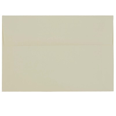 JAM Paper A8 Strathmore Invitation Envelopes, 5.5 x 8.125, Ivory Laid, 25/Pack (90810172)