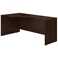 Bush Business Furniture Westfield Elite 72W x 24 to 36D Left Corner Desk Shell, Mocha Cherry (XXXWC12932)