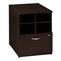Bush Business Furniture Westfield 24W Storage Cabinet, Mocha Cherry (WC12904)