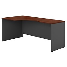 Bush Business Furniture Westfield 72W Left Handed Corner Desk, Hansen Cherry/Graphite Gray (WC24432