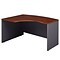 Bush Business Furniture Westfield 60W Left Handed L Bow Desk, Hansen Cherry/Graphite Gray (WC24433)