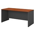 Bush Business Furniture Westfield 60W x 24D Credenza Desk, Auburn Maple, Installed (WC48561FA)
