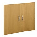 Bush Business Furniture Westfield Half-Height 2 Door Kit, Light Oak, Installed (WC60311FA)