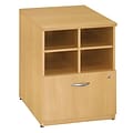 Bush Business Furniture Westfield 24W Storage Cabinet, Light Oak (WC60304)