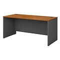 Bush Business Furniture Westfield 66W x 30D Office Desk, Natural Cherry (WC72442A)