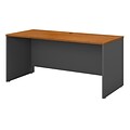 Bush Business Furniture Westfield 60W x 24D Credenza Desk, Natural Cherry, Installed (WC72461FA)