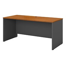 Bush Business Furniture Westfield 60W Credenza Desk, Natural Cherry/Graphite Gray (WC72461)