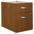 Bush Business Furniture Milano2 Series Storage Cabinet, Golden Anigre, 30 1/2H x 35 3/4W x 23 3/8D, Installed (WC67590SUFA)