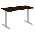 Bush Business Furniture Move 80 Series 48W x 24D Height Adjustable Standing Desk, Mocha Cherry, Installed (HAT4824MRKFA)