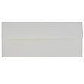 JAM Paper Strathmore Open End #10 Business Envelope, 4 1/8 x 9 1/2, Bright White, 50/Pack (18506I)
