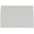 JAM Paper Strathmore Open End #10 Business Envelope, 4 1/8 x 9 1/2, Bright White, 50/Pack (18506I)