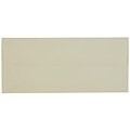 JAM Paper® #10 Business Strathmore Envelopes, 4.125 x 9.5, Ivory Laid, Bulk 1000/Carton (17877B)