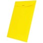 JAM Paper 9" x 12" Open End Catalog Colored Envelopes with Clasp Closure, Yellow Recycled, 10/Pack (92953B)